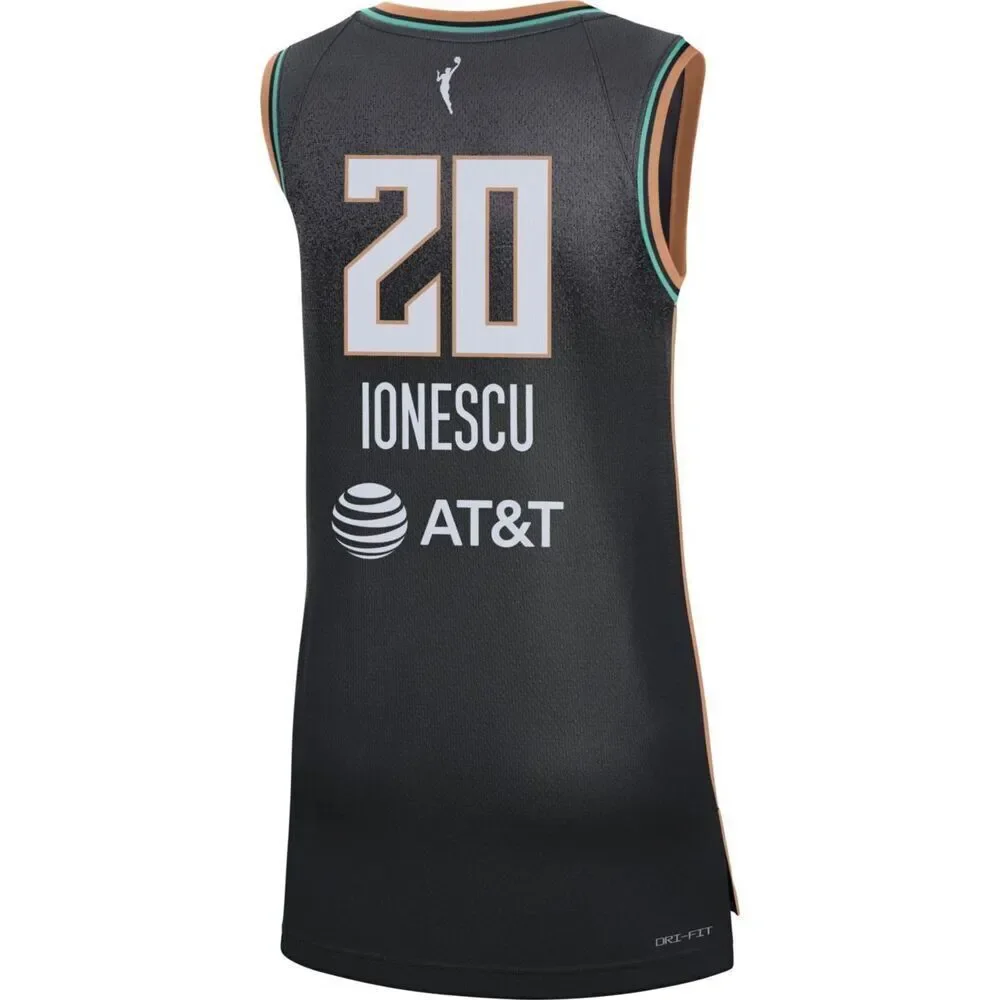 9. Nike NWT New York Liberty Sabrina Ionescu #20 Black Victory Explorer Jersey